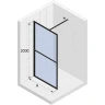 Душевая перегородка Riho SZ Lucid GD400 100 G005026121 профиль Черный матовый стекло прозрачное