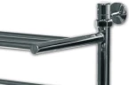 Водяной полотенцесушитель Ника Classic ЛП/ВП 60x50 с полкой Хром нержавеющая сталь