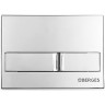 Комплект унитаза Ceramicanova Vogue CN4008T с инсталляцией Berges Novum L3 040213 с сиденьем Микролифт и клавишей смыва Хром фарфор подвесной