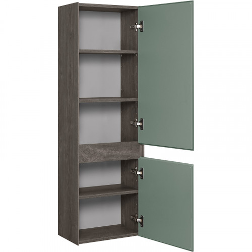 Шкаф пенал Aquaton Форест 40 1A278603FR9C0 Дуб рошелье Сумеречный голубой МДФ / ЛДСП