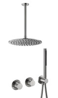 Душевая система Benesque Lumiere 21012302 с термостатом цвет Никель брашированный