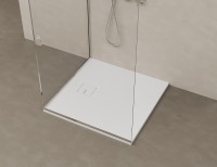 Душевой поддон из искусственного камня Salini Oasi 90x90 120321M Белый матовый