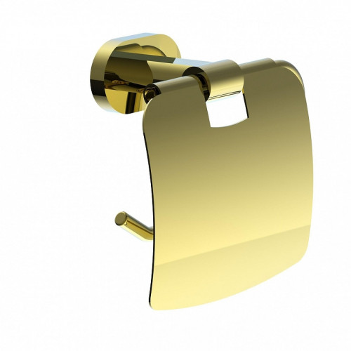 Держатель туалетной бумаги Wonzon &amp; Woghand First WW-8426-LG с крышкой цвет Глянцевое золото