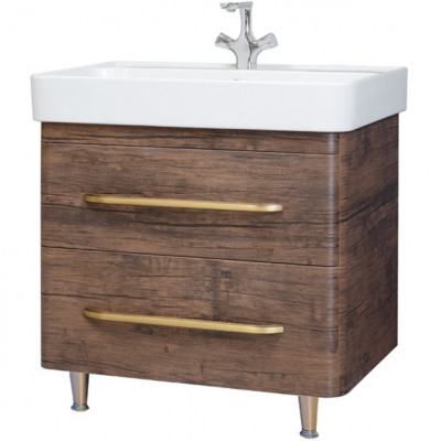 Тумба под раковину Bellezza Олимпия 60 4639309110439 Орех МДФ / ЛДСП