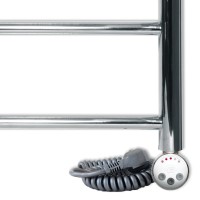 Электрический полотенцесушитель Ника Classic ЛП (г2) 100x40 Хром нержавеющая сталь