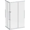 Душевой уголок AM.PM Func 120x80 W84G-403-12080-MТ профиль Хром матовый стекло прозрачное