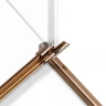 Душевое ограждение New Trendy AVEXA Copper brushed x100 EXK-3825