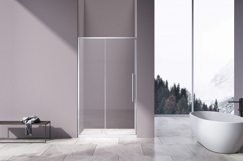 Душевая дверь Vincea Slim-N 120 VDS-4SN120CL профиль Хром стекло прозрачное