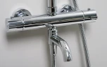 Душевая система WasserKRAFT A188.117.101.010.CH Thermo с термостатом Хром латунь на стену