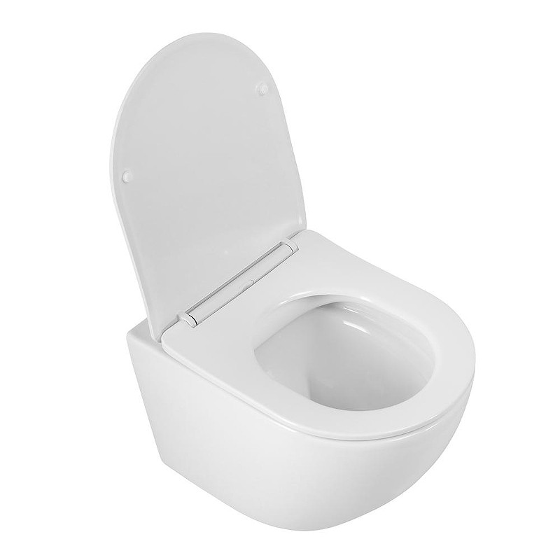 Унитаз BelBagno Senso-R BB046CHR/SC подвесной цвет Белый с сиденьем Микролифт