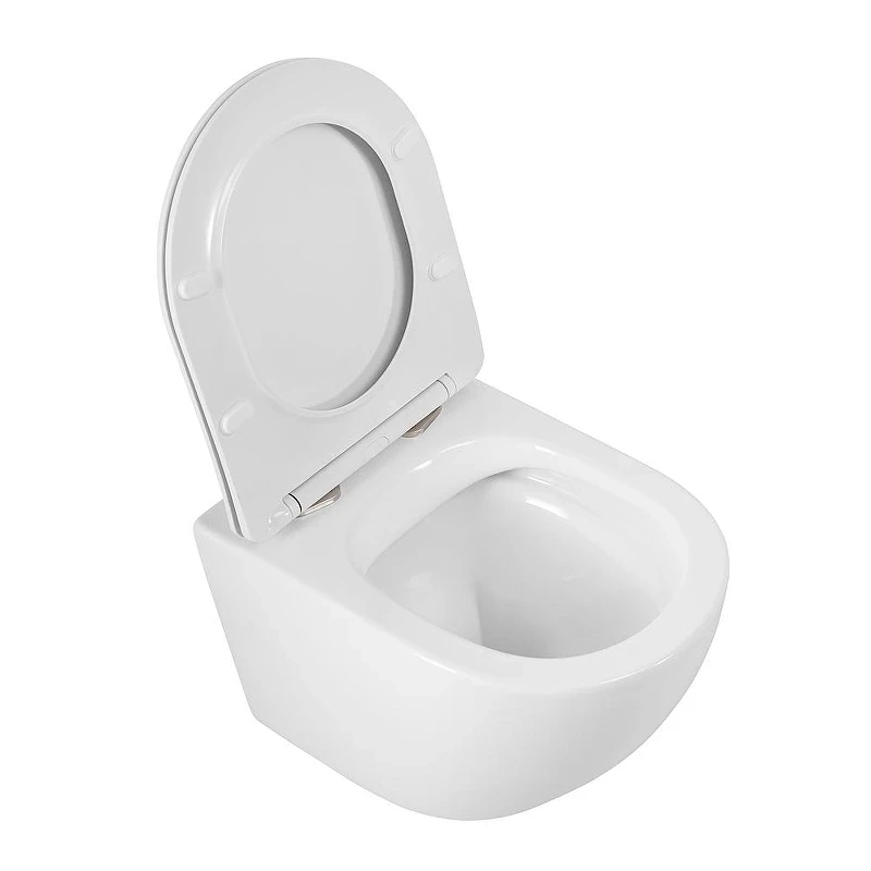 Унитаз BelBagno Senso-R BB046CHR/SC подвесной цвет Белый с сиденьем Микролифт