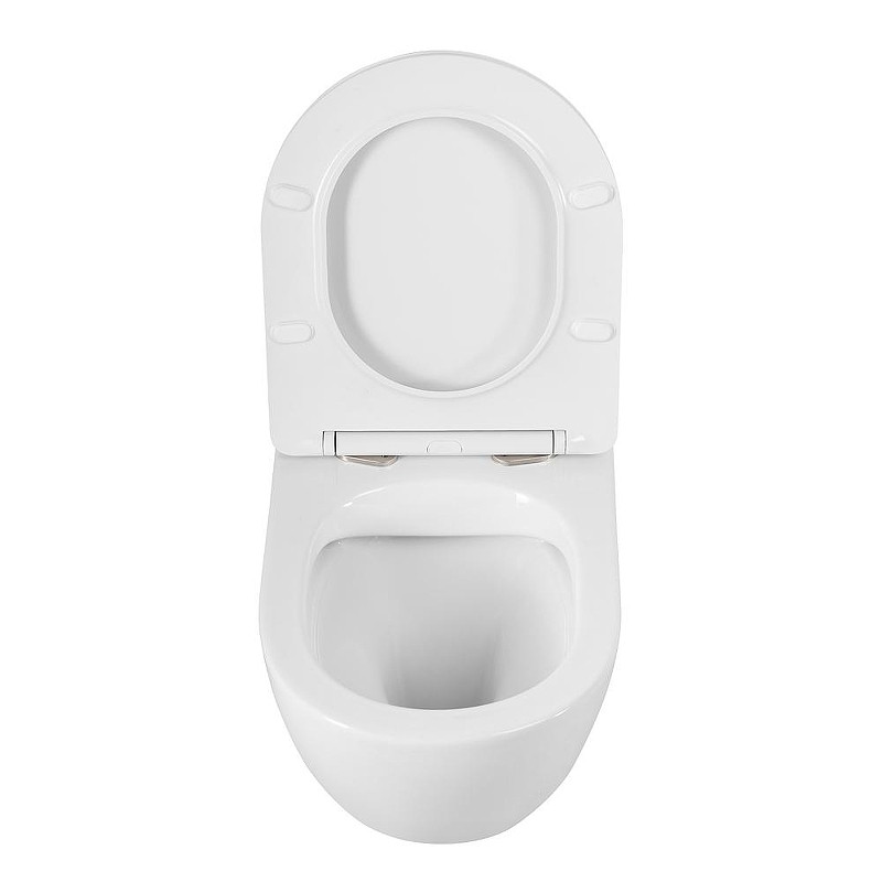Унитаз BelBagno Senso-R BB046CHR/SC подвесной цвет Белый с сиденьем Микролифт