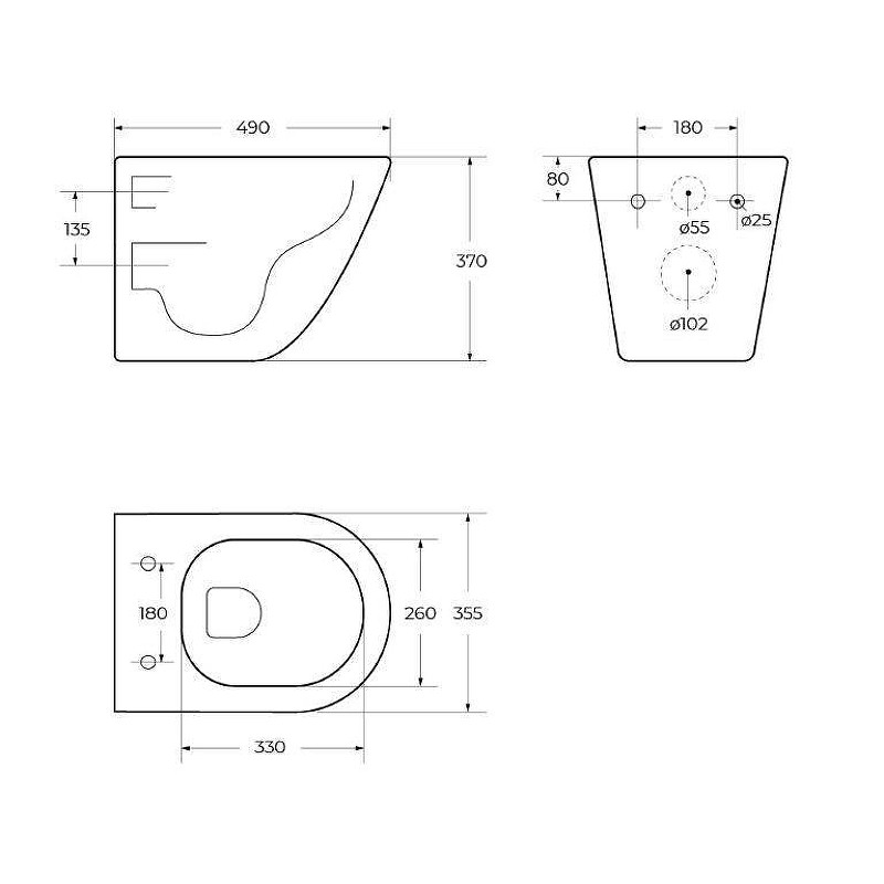Унитаз BelBagno Senso-R BB046CHR/SC подвесной цвет Белый с сиденьем Микролифт