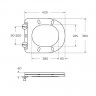 Унитаз BelBagno Senso-R BB046CHR/SC подвесной цвет Белый с сиденьем Микролифт