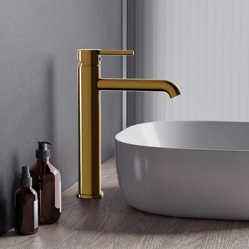 Смеситель для раковины Damixa Scandinavian Pure 360250600 Золото латунь