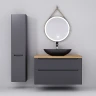 Зеркало Jorno Wood 60 Wood.02.60/ТК с подсветкой с бесконтактным выключателем стекло