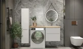 Зеркало Jorno Wood 60 Wood.02.60/ТК с подсветкой с бесконтактным выключателем стекло
