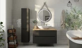 Зеркало Jorno Wood 60 Wood.02.60/ТК с подсветкой с бесконтактным выключателем стекло