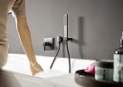 Смеситель для душа Hansgrohe Finoris 76615670 Черный матовый латунь встраиваемый