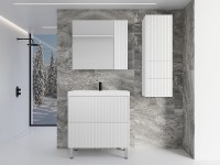 Тумба под раковину Style Line Стокгольм 70 ЛС-00002334 Белый рифленый софт МДФ / ЛДСП
