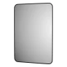 Зеркало Defesto Aura 70х100 DF 2979 с подсветкой 32W-3000K/Без выключателя/Теплый белый свет/Черная рама