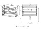 Тумба под раковину Style Line Марелла 70 Люкс Плюс СС-00002545 подвесная цвет Карамель антискрейтч