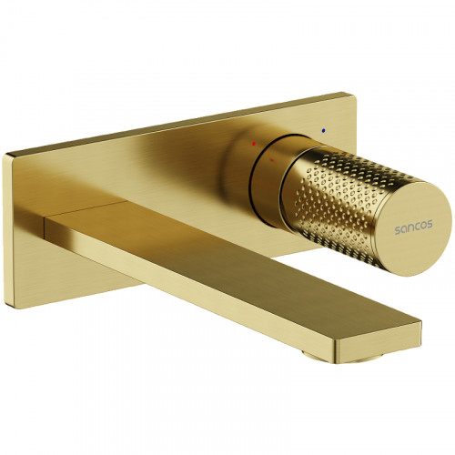 Смеситель для раковины Sancos Nexus SC9013BG Золото брашированное
