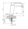 Смеситель для раковины Haiba HB10191 Хром