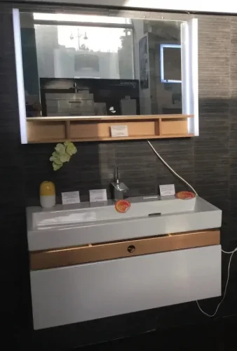 Тумба под раковину Jacob Delafon Terrace 80 EB1186-F32 цвет Ледяной коричневый