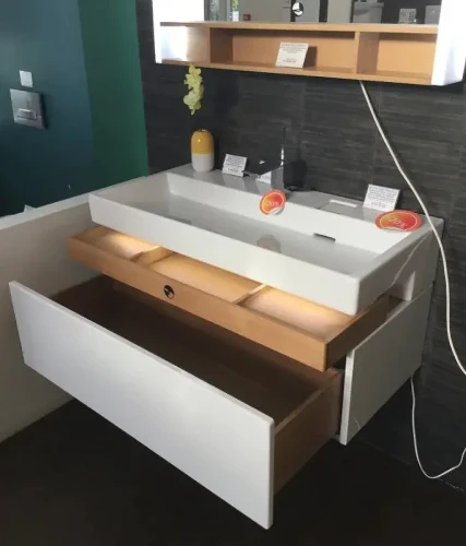 Тумба под раковину Jacob Delafon Terrace 80 EB1186-F32 цвет Ледяной коричневый