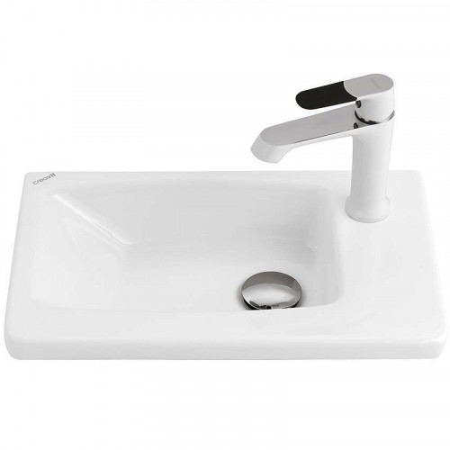 Раковина Creavit Memory 45 MY045-00CB00E-0000 Белая фарфор полувстраиваемая
