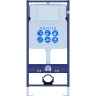 Комплект унитаза с инсталляцией Aquatek Set Aquatek Лея-012 4в1 с сиденьем Микролифт и Черной матовой клавишей смыва фарфор подвесной
