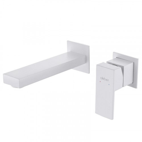 Смеситель для раковины Abber Daheim AF8212W цвет Белый матовый