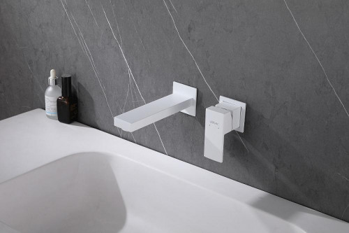 Смеситель для раковины Abber Daheim AF8212W цвет Белый матовый