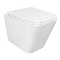 Унитаз Azario Pro PRO-0002 UQ3 подвесной цвет Белый с сиденьем Микролифт