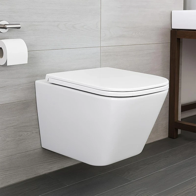 Унитаз Azario Pro PRO-0002 UQ3 подвесной цвет Белый с сиденьем Микролифт