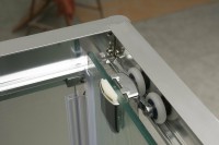 Душевой уголок BelBagno Uno 120х100 UNO-195-AH-2-120/100-C-Cr профиль Хром стекло прозрачное