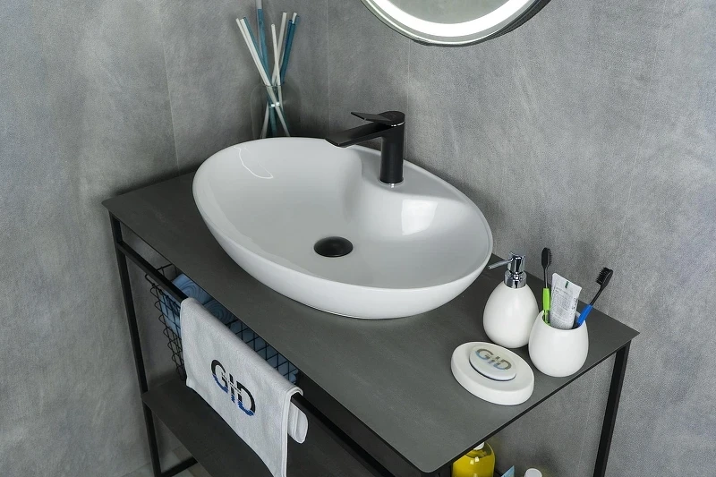 Раковина Gid Lago 65 N9438 51151 цвет Белый