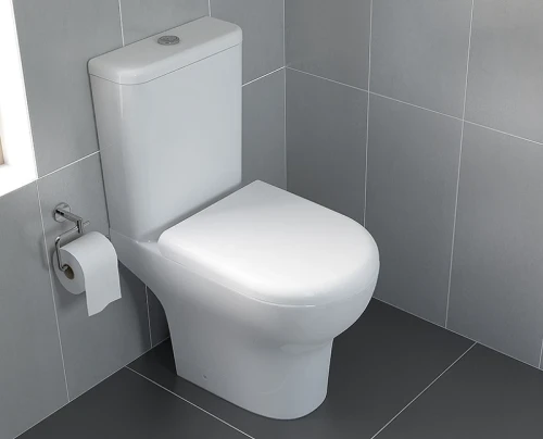 Унитаз компакт Vitra Zentrum Rim-Ex 9824B003-7207 с бачком и сиденьем Микролифт фарфор напольный