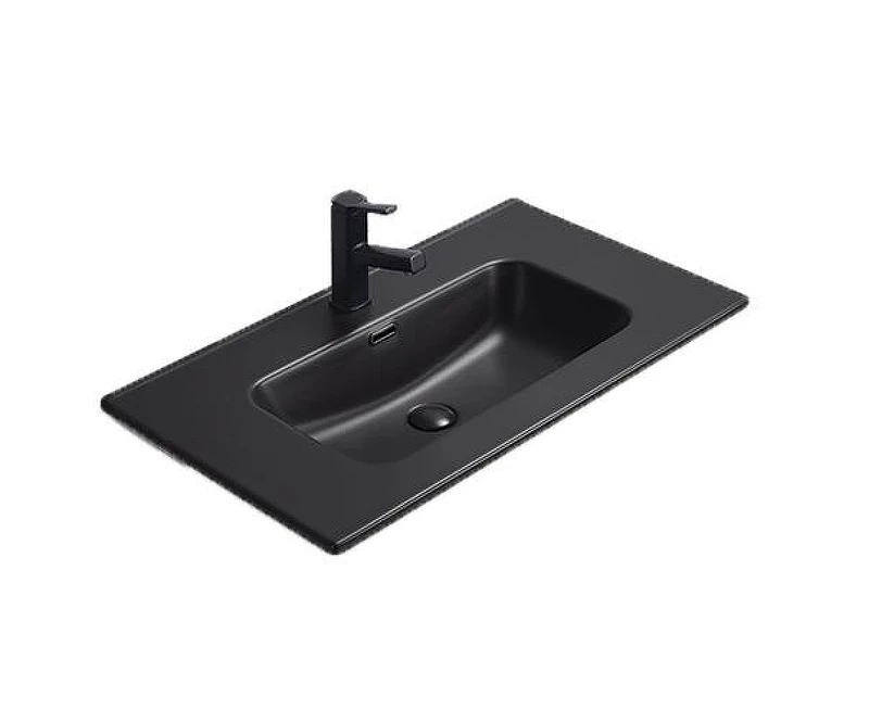Раковина Gid Integrado 80 Bm9080s 72209 цвет Черный матовый