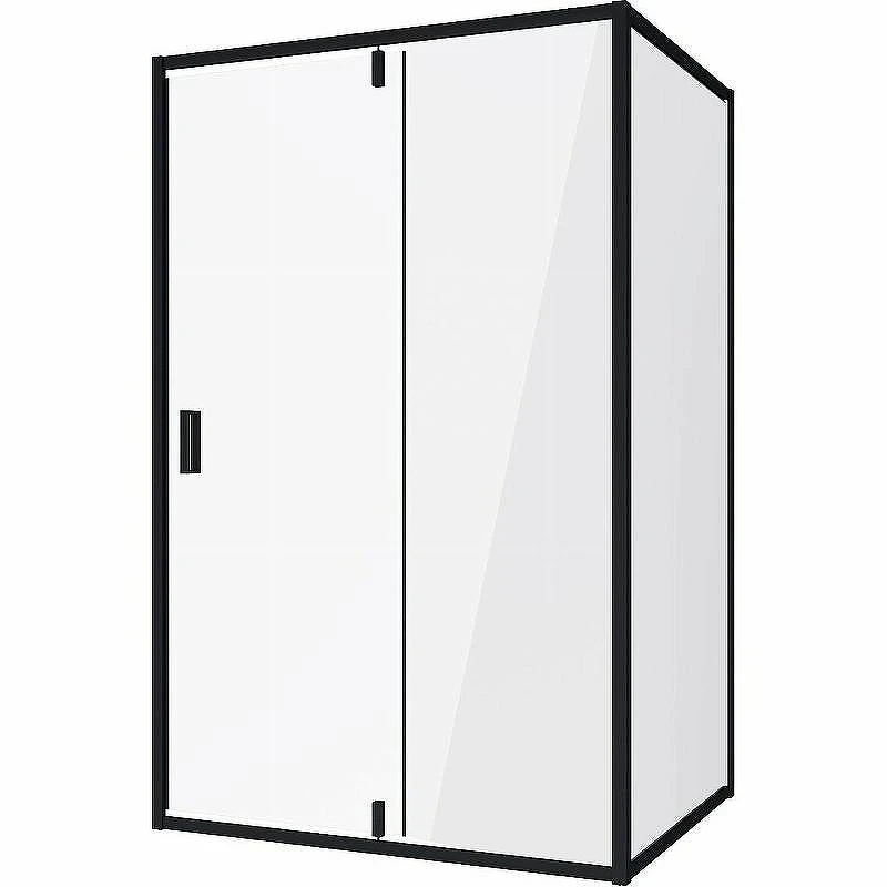 Душевой уголок Niagara Nova 110х80 NG-83-11AB-A80B профиль Черный стекло прозрачное