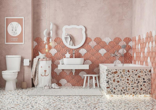 Зеркало Aquaton Каспер Мишка 50 1A283502CRE20 Белое матовое