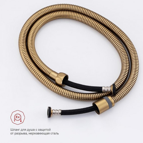 Гигиенический душ со смесителем Raglo R51.51.03 цвет Золото матовое