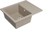 Кухонная мойка Domaci Болонья 57 М-150-004 цвет Песочный