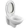 Комплект унитаза Cersanit Delfi TPL S-MZ-DELFI-PL с инсталляцией Grohe Rapid SL 38772001 с сиденьем Микролифт и клавишей смыва Хром фарфор подвесной