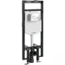 Инсталляция WasserKRAFT Dinkel 58TLT.010.ME.BN02 для унитаза с клавишей смыва Никель