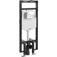 Инсталляция WasserKRAFT Dinkel 58TLT.010.ME.BN02 для унитаза с клавишей смыва Никель