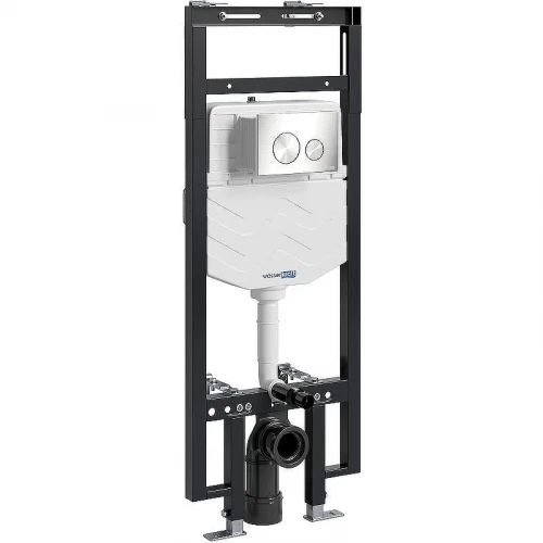 Инсталляция WasserKRAFT Dinkel 58TLT.010.ME.BN02 для унитаза с клавишей смыва Никель