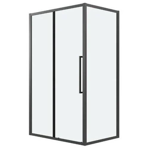Душевой уголок Grossman Cosmo 130x100 120.K33.02.1310.21.00 профиль Черный матовый стекло прозрачное
