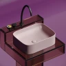 Раковина-чаша Ceramicanova Element 51 CN6052MP Розовая матовая фарфор накладная